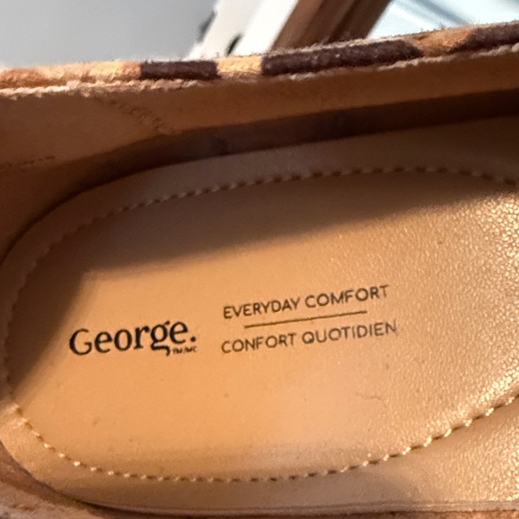 George Leopard-Print Loafers with Gold Tone Bit - Picture 2 of 5